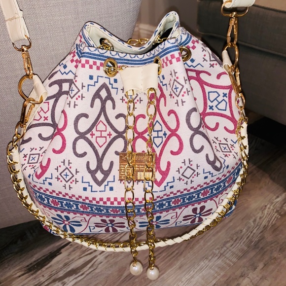 NEW Boho Crossbody/Shoulder Bucket Bag - Picture 3 of 8